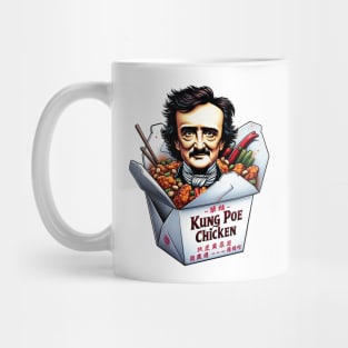 Edgar Allan Poe Funny Kung Poe Chicken Mug